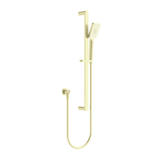 Nero Bianca Shower Rail - Brushed Gold-NR30803BG-blue-leaf-bathware