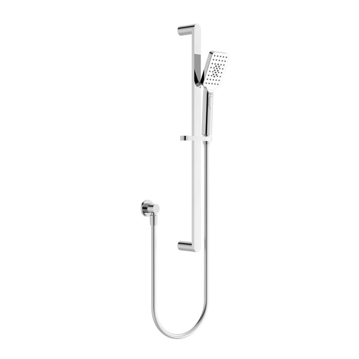 Nero Bianca Shower Rail - Chrome-NR30803CH-blue-leaf-bathware