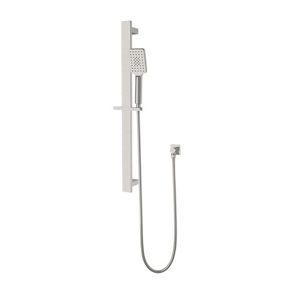 Nero Celia New Shower Rail - Brushed Nickel-NR316BN-blue-leaf-bathware