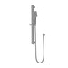 Nero Celia New Shower Rail - Gun Metal-NR316GM-blue-leaf-bathware