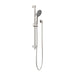 Nero Round Metal Project Rail Shower - Brushed Nickel-NR318BN-blue-leaf-bathware