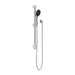 Nero Round Metal Project Rail Shower - Chrome-NR318CH-blue-leaf-bathware