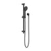 Nero Round Metal Project Rail Shower - Matte Black-NR318MB-blue-leaf-bathware