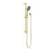 Nero Round Metal Project Shower Rail - Brushed Gold-NR319BG-blue-leaf-bathware