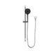 Nero Round Metal Project Shower Rail - Chrome-NR319CH-blue-leaf-bathware