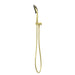 Nero Project Round Shower On Bracket - Brushed Gold-NR320BG-blue-leaf-bathware