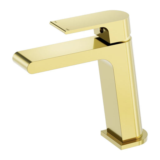 Nero Bianca Basin Mixer - Brushed Gold-NR321501BG-blue-leaf-bathware