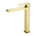 Nero Bianca Tall Basin Mixer - Brushed Gold-NR321501aBG-blue-leaf-bathware