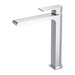 Nero Bianca Tall Basin Mixer - Chrome-NR321501aCH-blue-leaf-bathware