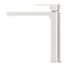 Nero Bianca Mid Tall Basin Mixer - Brushed Nickel-NR321501dBN-blue-leaf-bathware