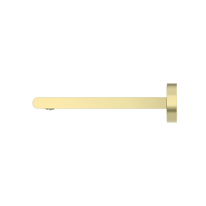 Nero Bianca Fixed Basin/Bath Spout 240mm - Brushed Gold-NR321503BBG-blue-leaf-bathware