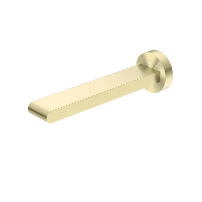 Nero Bianca Fixed Basin/Bath Spout 200mm - Brushed Gold-NR321503BG-blue-leaf-bathware