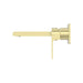 Nero Bianca Wall Basin/Bath Mixer - Brushed Gold-blue-leaf-bathware