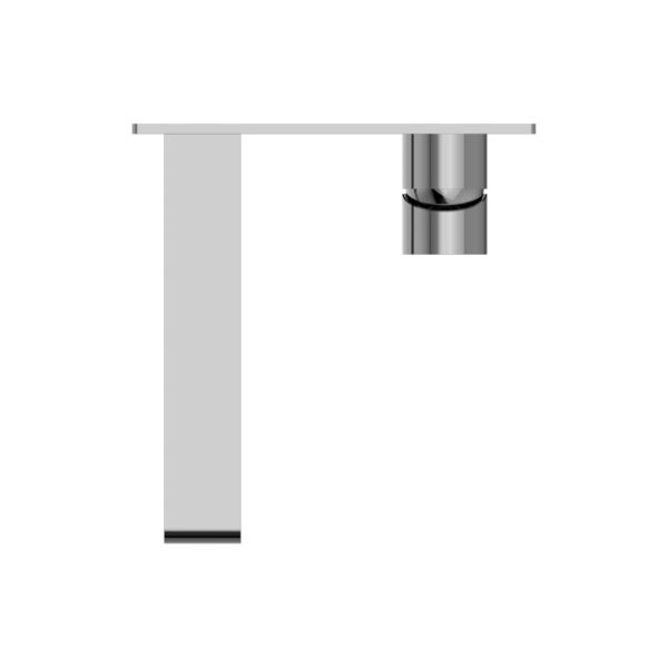 Nero Bianca Wall Basin/Bath Mixer - Chrome-blue-leaf-bathware