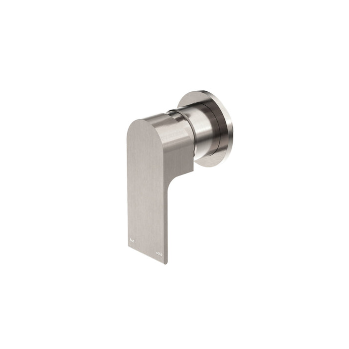 Nero Bianca Shower Mixer 80mm Plate - Brushed Nickel-NR321511dBN-blue-leaf-bathware