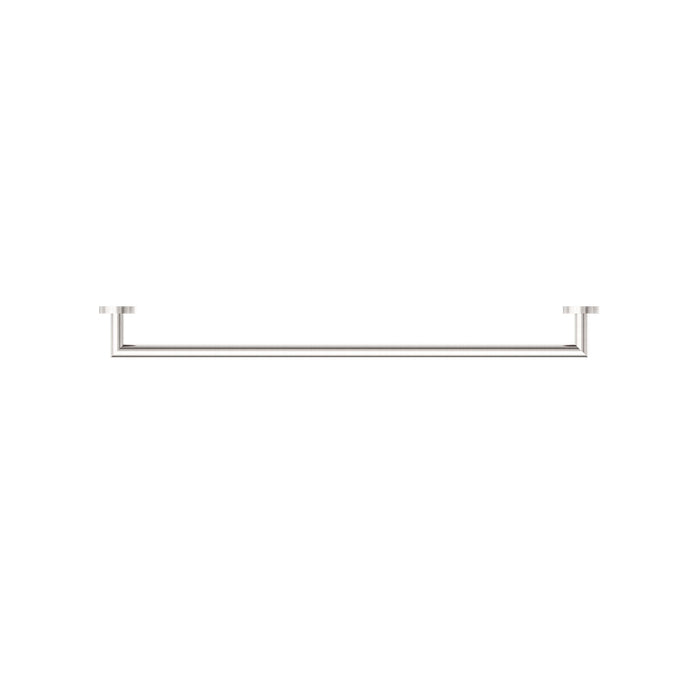 Nero Dolce Single Towel Rail 700mm - Brushed Nickel-NR3630BN-blue-leaf-bathware