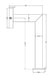 Nero Dolce Toilet Roll Holder - Chrome-NR3686wCH-blue-leaf-bathware
