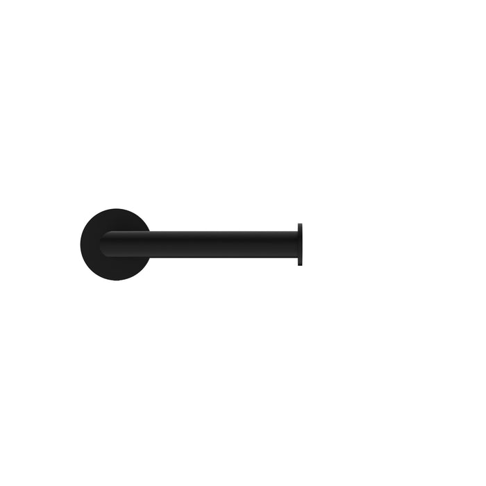Nero Dolce Toilet Roll Holder - Matte Black-NR3686wMB-blue-leaf-bathware