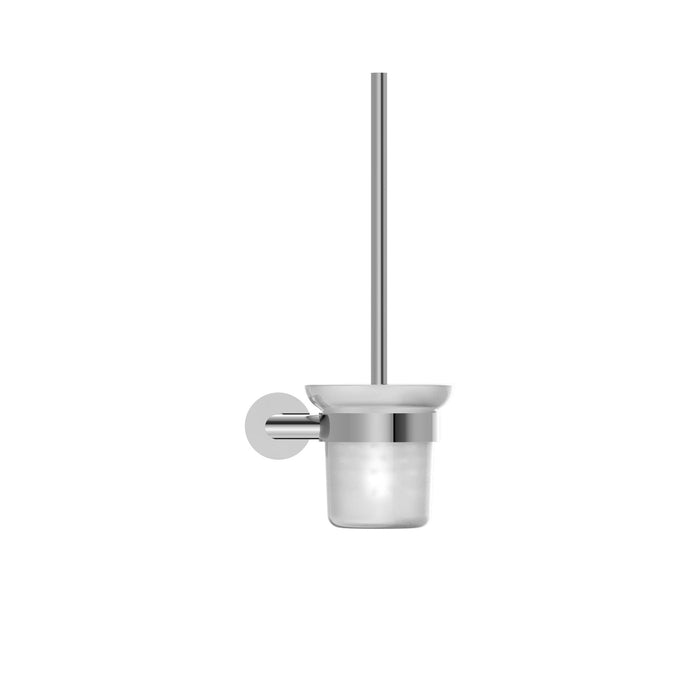 Nero Dolce Toilet Brush Holder - Chrome-NR3688CH-blue-leaf-bathware