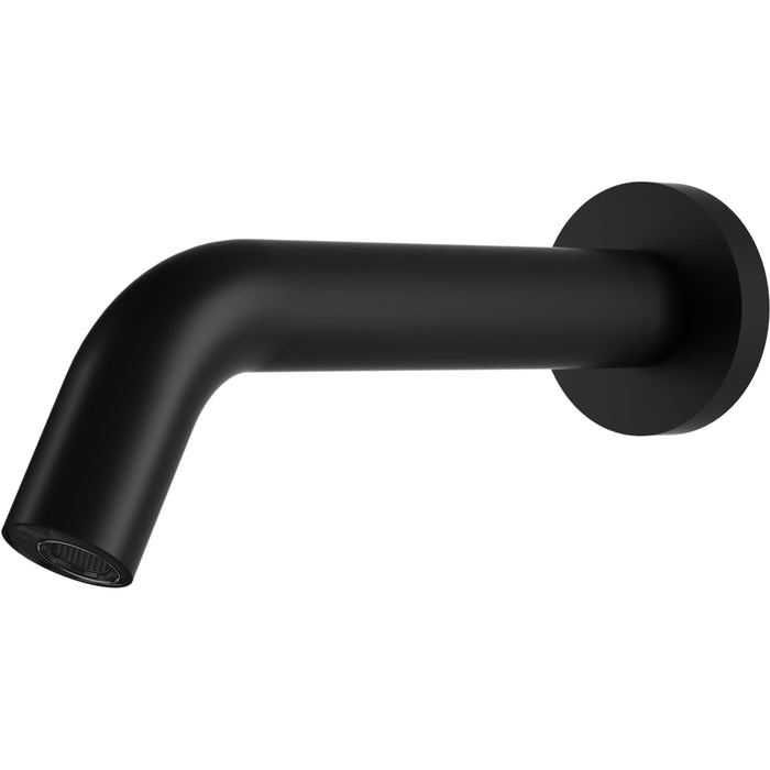 Nero Mecca Wall Mount Sensor Tap - Matte Black-NR401MB-blue-leaf-bathware