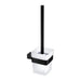 Nero Celia Toilet Brush Holder - Matte Black-NR4688MB-blue-leaf-bathware