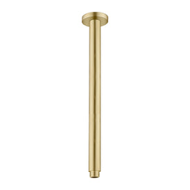 Nero Round Ceiling Arm - Brushed Gold-blue-leaf-bathware