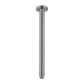 Nero Round Ceiling Arm Length - Graphite-blue-leaf-bathware