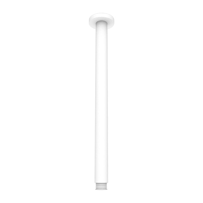 Nero Round Ceiling Arm 300mm Length - Matte White-NR503300MW-blue-leaf-bathware