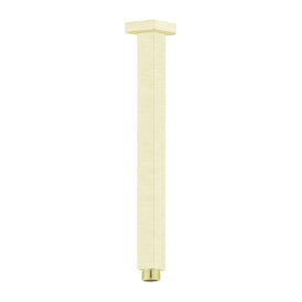 Nero Square Ceiling Arm 300mm Length - Brushed Gold-NR504300BG-blue-leaf-bathware