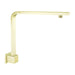 Nero Square Swivel Shower Arm - Brushed Gold-NR505BG-blue-leaf-bathware