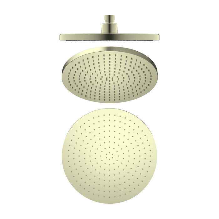 Nero 230mm Air Shower Head - Brushed Gold-NR508076BG-blue-leaf-bathware