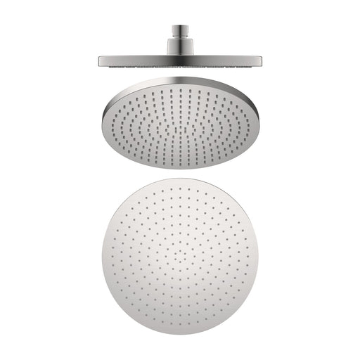 Nero 230mm Air Shower Head - Brushed Nickel-NR508076BN-blue-leaf-bathware