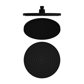 Nero 230mm Air Shower Head - Matte Black-NR508076MB-blue-leaf-bathware
