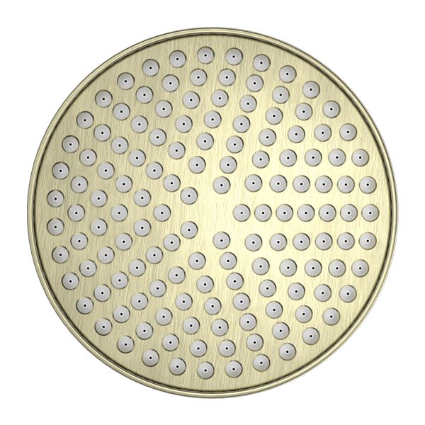 Nero York 200mm Shower Head - Aged Brass-NR508094AB-blue-leaf-bathware