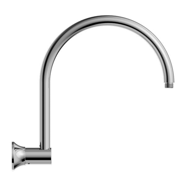 Nero York Shower Arm - Chrome-NR508CH-blue-leaf-bathware