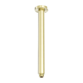 Nero Zen 316L Round Ceiling Arm 300mm - Brushed Gold-NR510BG-blue-leaf-bathware