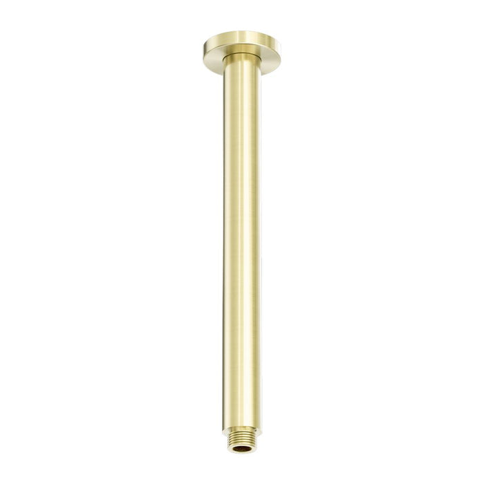 Nero Zen 316L Round Ceiling Arm 300mm - Brushed Gold-NR510BG-blue-leaf-bathware