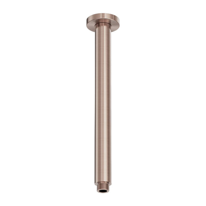 Nero Zen 316L Round Ceiling Arm 300mm - Brushed Bronze-NR510BZ-blue-leaf-bathware