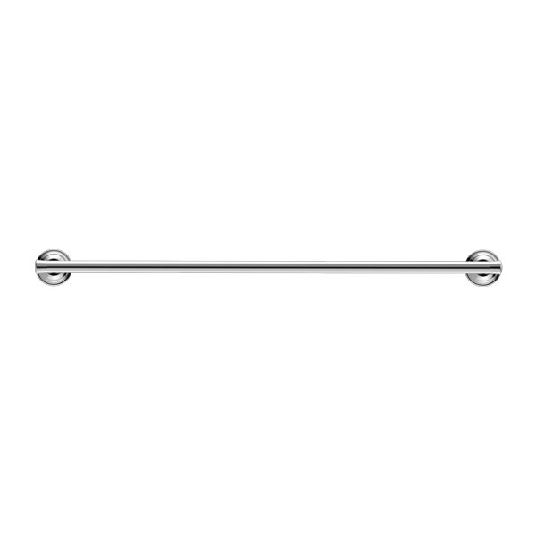 Nero York Single Towel Rail 600mm - Chrome-NR6924CH-blue-leaf-bathware