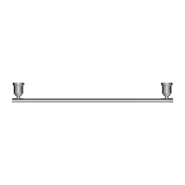 Nero York Single Towel Rail 600mm - Chrome-NR6924CH-blue-leaf-bathware