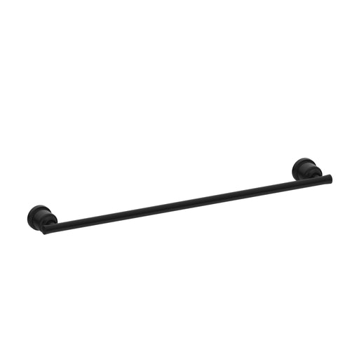 Nero York Single Towel Rail 600mm - Matte Black-NR6924MB-blue-leaf-bathware