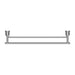 Nero York Double Towel Rail 600mm - Chrome-NR6924dCH-blue-leaf-bathware