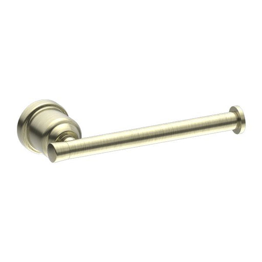 Nero York Toilet Roll Holder - Aged Brass-NR6986AB-blue-leaf-bathware