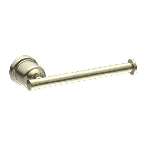 Nero York Toilet Roll Holder - Aged Brass-NR6986AB-blue-leaf-bathware