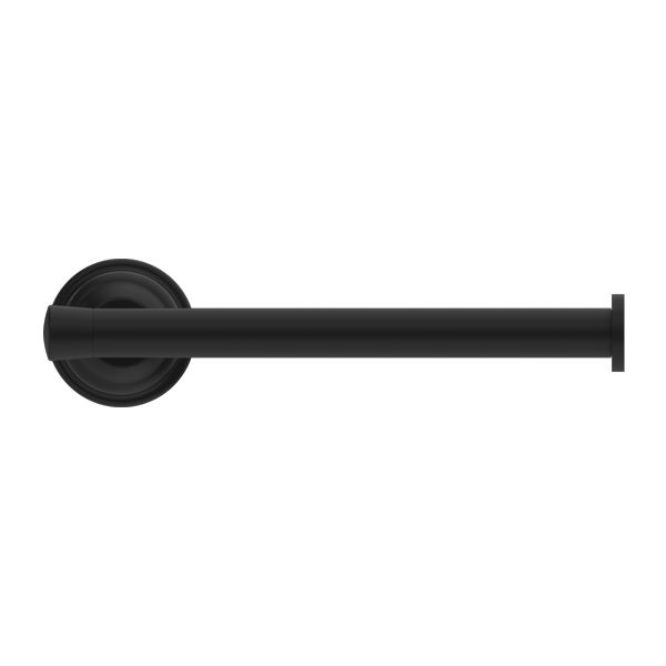 Nero York Toilet Roll Holder - Matte Black-NR6986MB-blue-leaf-bathware