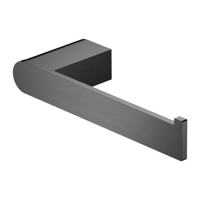 Nero Bianca Toilet Roll Holder - Gun Metal-NR9086GM-blue-leaf-bathware