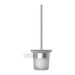 Nero Bianca Toilet Brush Holder - Chrome-NR9088CH-blue-leaf-bathware