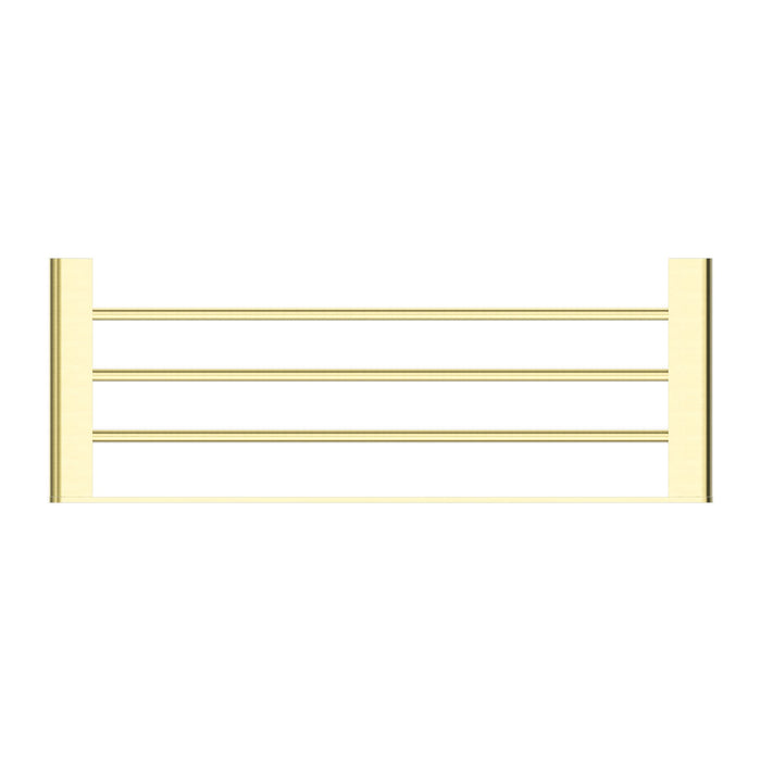 Nero Bianca Towel Rack - Brushed Gold-NR9089BG-blue-leaf-bathware