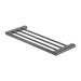 Nero Bianca Towel Rack - Gun Metal-NR9089GM-blue-leaf-bathware