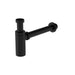 Nero 40mm Round Bottle Trap - Matte Black-NRA186wMB-blue-leaf-bathware